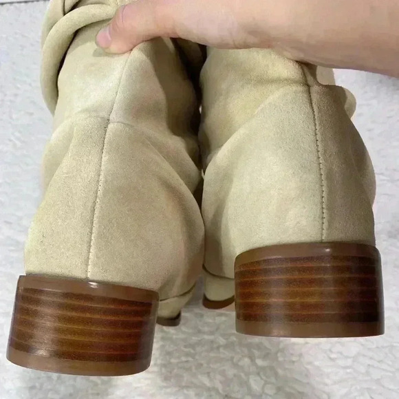 Chinese Laundy Winner Dusty Beige Suede
Pointed Toe Slouch Boots Size 8 - Picture 7 of 12